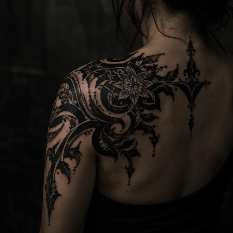 Ornament — Blackwork tattoo